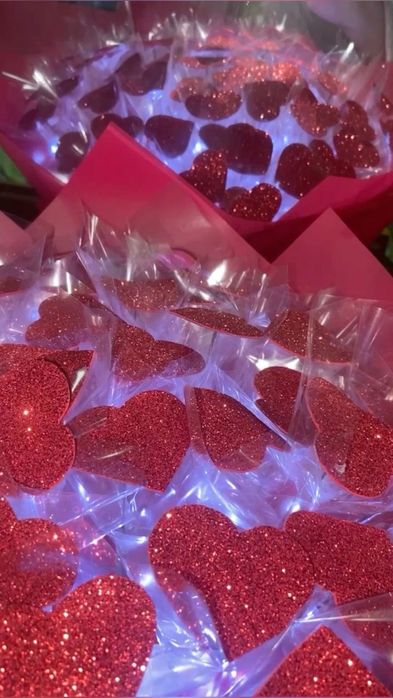 Букет із сердець