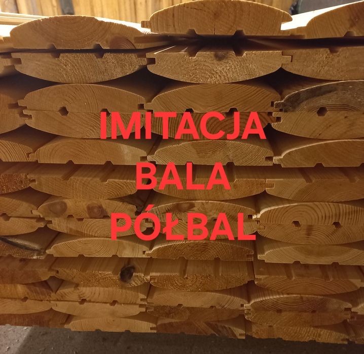 PRODUCENT Deski elewacyjne szalówka imitacja bala 1 gatunek
