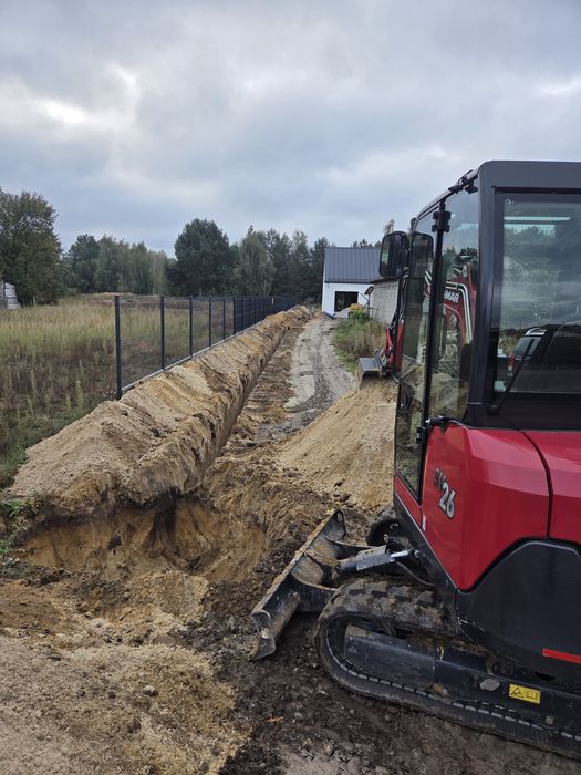 Usługi Minikoparką Koparko-ładowarką  Wywrotka Zapraszam