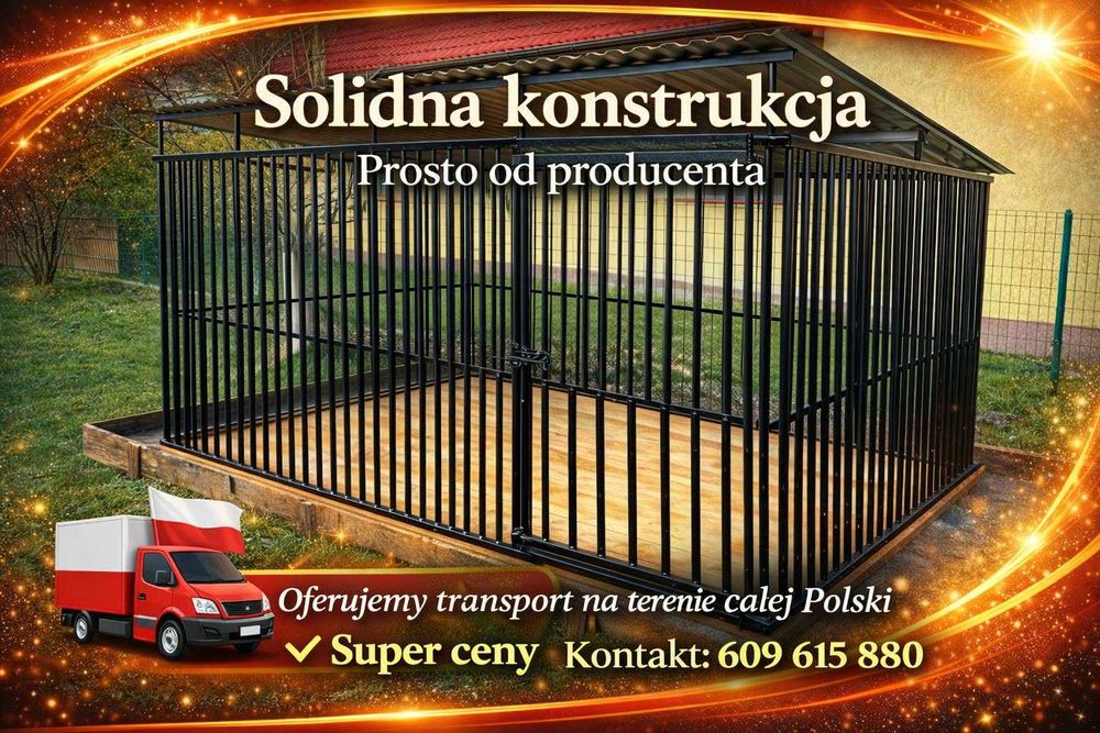 Kojec dla psa klatka zagroda