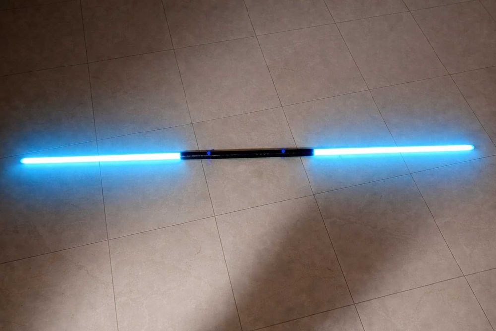 14-кольоровий світловий посох 150 см довжина двосторонній меч Дарт Мол