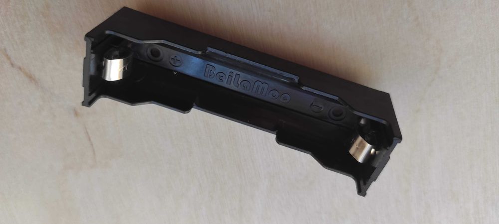 Uchwyt holder koszyk 18650 x 1 ogniwo Li-ion