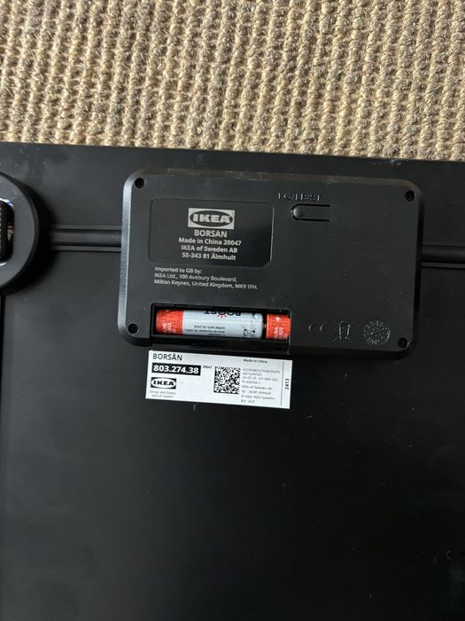 Balanca digital em aço inoxidável,30x30 cm