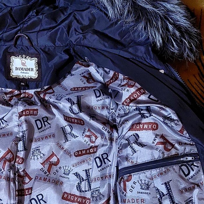 Пуховик с чернобуркой  Damader