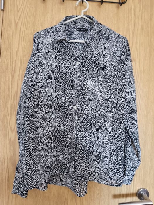 Camisa serpente clássica larga
