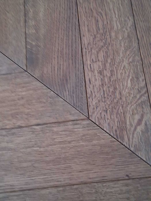 DESKA parkiet dab  jodelka 15x85x600 warstwowy jodełka 45