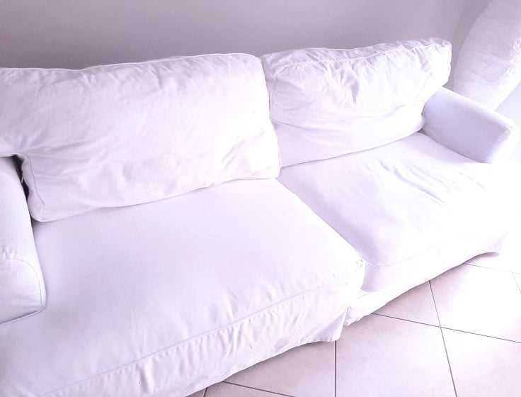 Sofá Ikea Ekeskorg 3 Lugares Branco