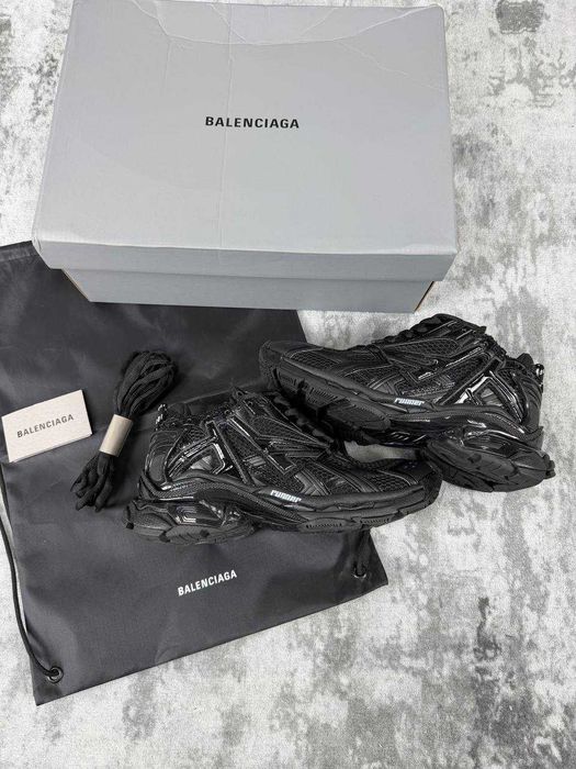 Balenciaga Runner Black Opium кросівки баленсіага чорні великі