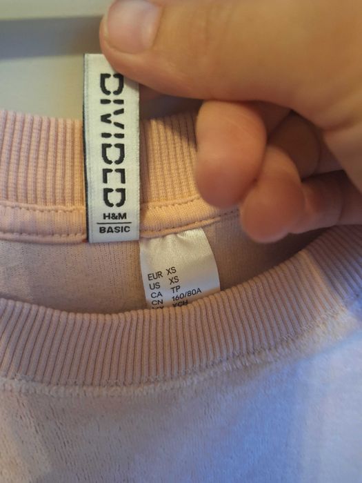 Bluza damska z tkaniny pluszowej