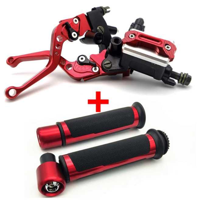 Pompa hamulcowa + Kamki sprzęgła i hamulca + Manetki + Ciężarki