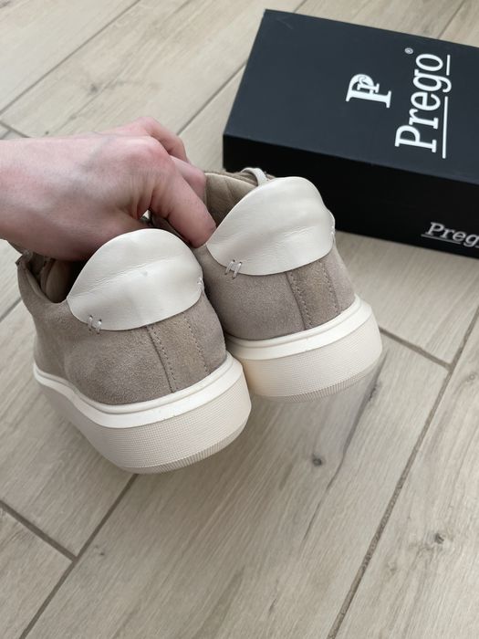 Кеди Prego натур. замш