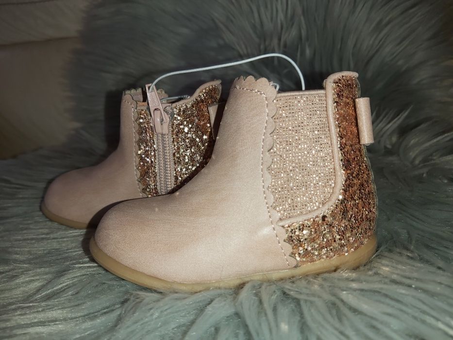 Botki dziewczęce eco-skóra nowe Primark