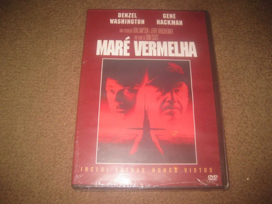 DVD "Maré Vermelha" com Gene Hackman/Selado!