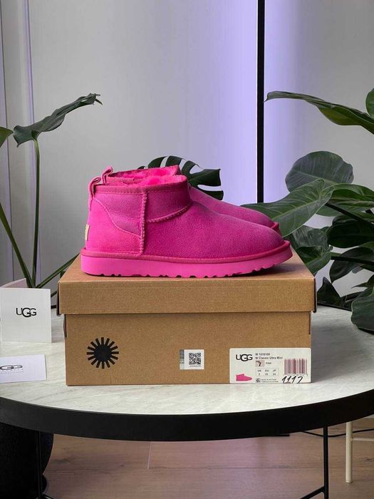 АКЦІЯ! Жіночі натуральні уггі Ugg Ultra Mini Pink (36-40 р.)