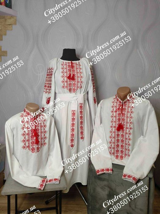 сукні, костюми з вишивкою ,парні вишиванки