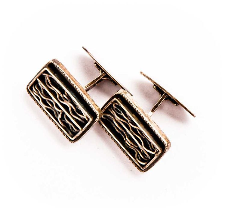 Warszawskie Srebrne Spinki do Koszuli - Oryginalne Etui 11,15g - ORNO