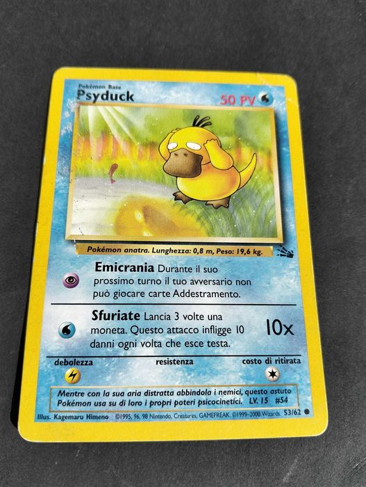 Cartas Pokémon originais: Coleção Fóssil