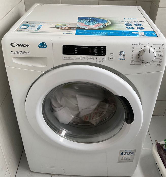 Candy Smart máquina lavar roupa energia A+++