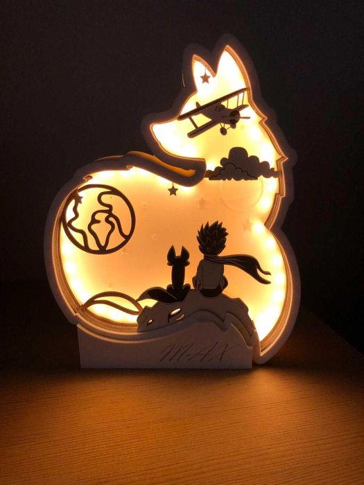 Luminária Principezinho Personalizada | Decoração Infantil Multilayer