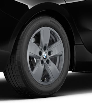 BMW Serie 116i Wheel/tire: 205/55 R16 91W on 7Jx16 ET47 wheel