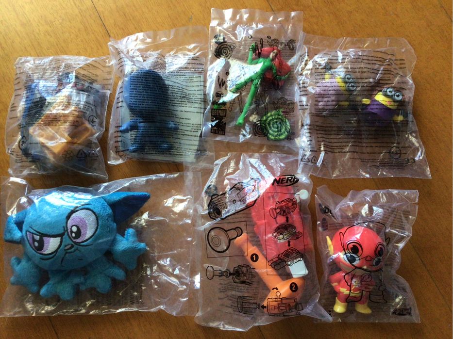 Bonecos Mc’Donalds e Burguer King Novos