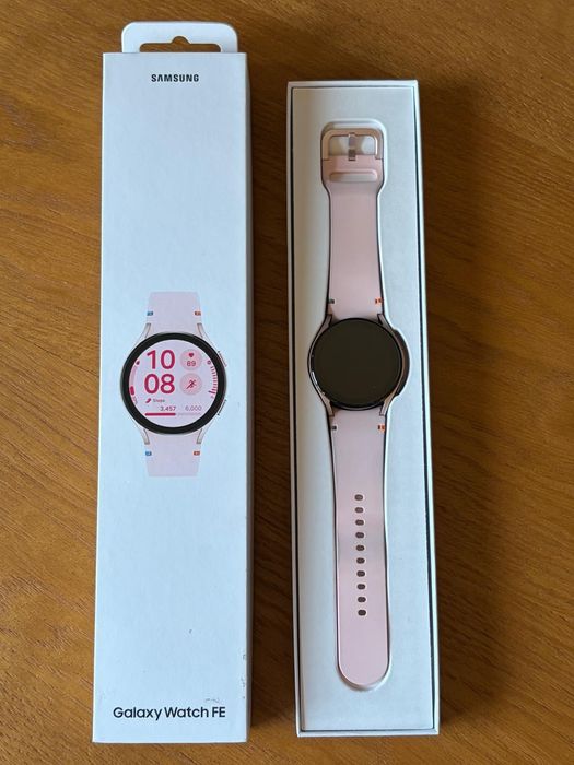 Samsung Galaxy Watch FE Bluetooth GPS NFC 40mm Super AMOLED Ouro Rosa