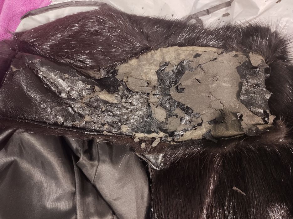 Futro damskie z nutrii, naturalne