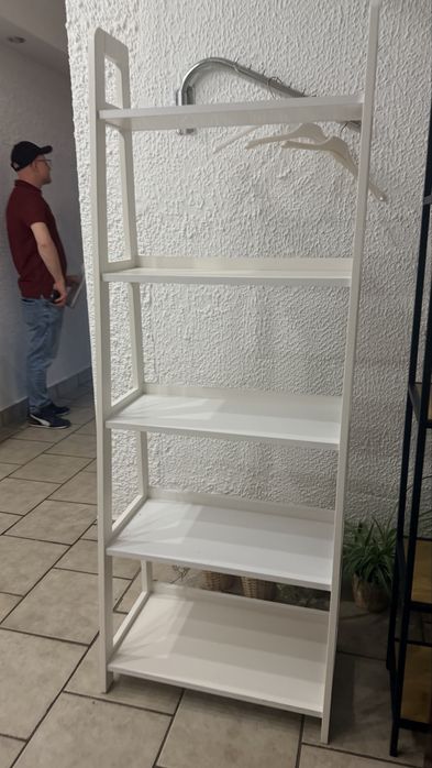 Regał JYSK biały – 5 półek