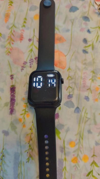 Relógio digital, conjunto bijuteria-namorados