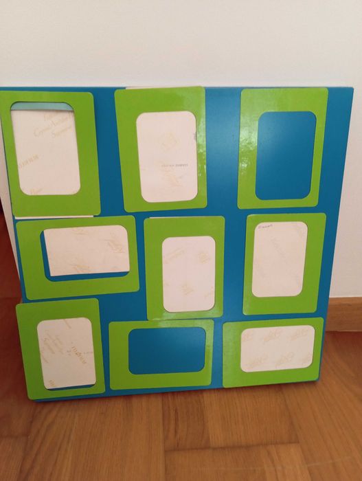 Quadro magnético para 9 fotos