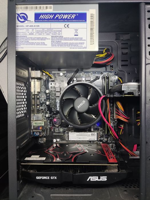 Ryzen 3 2200G | GTX 1050 Ti | 16GB RAM | SSD/128GB | HDD/1TB