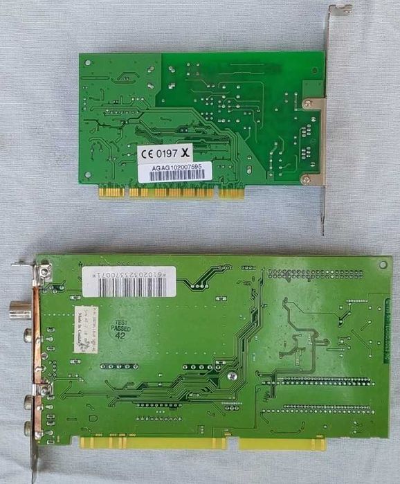 Placa de Som  /  Placa Rede/Internet. (PC Antigos)