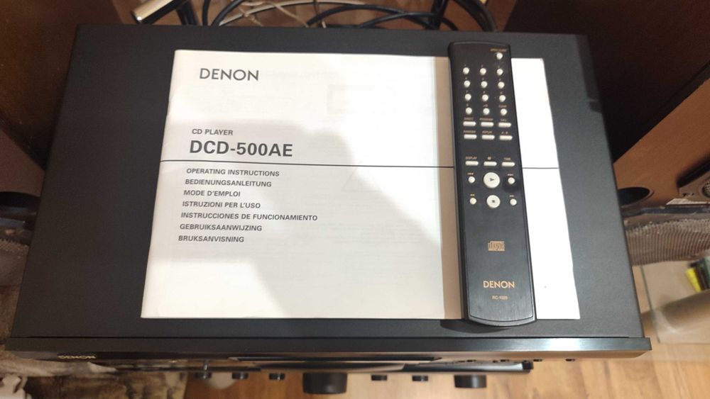 Сд/Cd Проигрыватель DENON DCD-500 AE.Состояние ! Пульт.Документы !