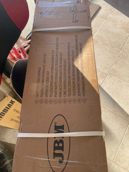 Macaco Hidraulico de fossa Telescópico 0.5 TN + Adaptador Ajustável