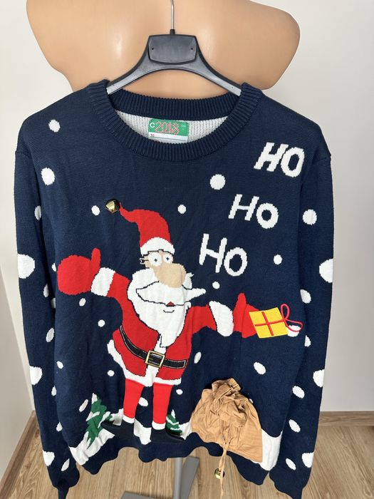 Sweterek swiąteczny rozmiar L cubus sesja święta Christmas