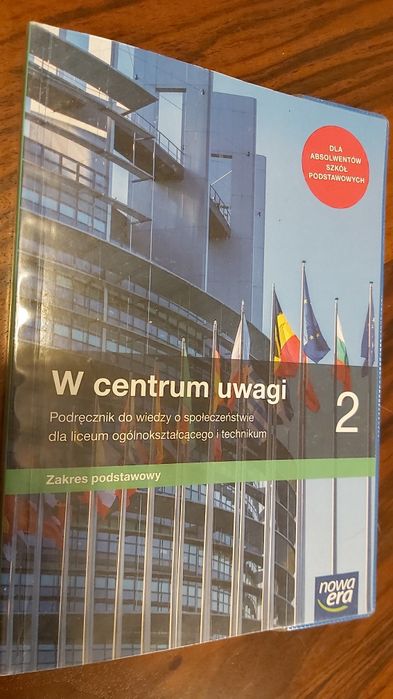 W Centrum Uwagi kl. 2, podręcznik do WOS podst., liceum technikum