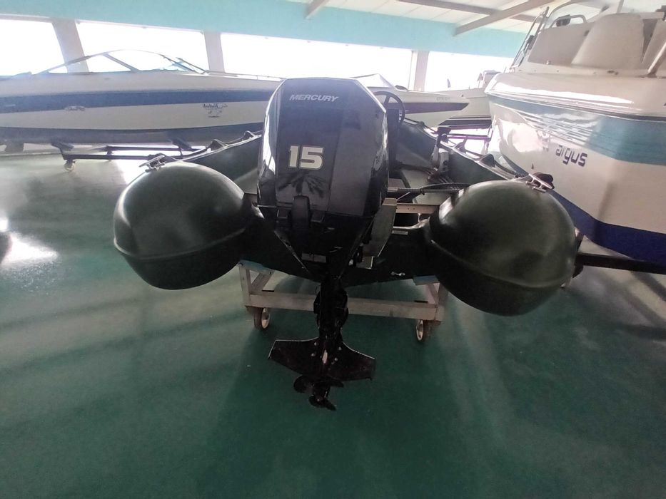 BARCO WHALY 310 Com o motor MERCURY 15HP 4T. EFI ELPT