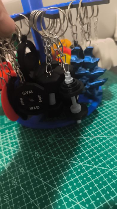 Chaveiros variados impressos em 3D