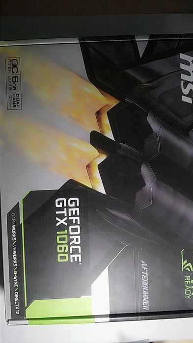 NVIDIA MSI GeForce GTX 1060 6gb OCV1