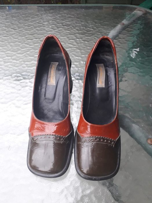 Buty czółenka lakierki