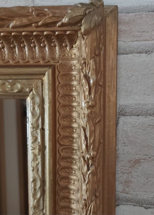 Antyczne prostokątne lustro