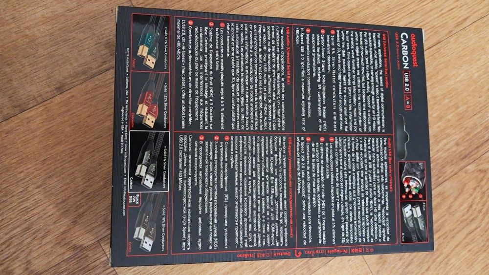 Кабель AudioQuest USB Carbon 1.5 m A - B