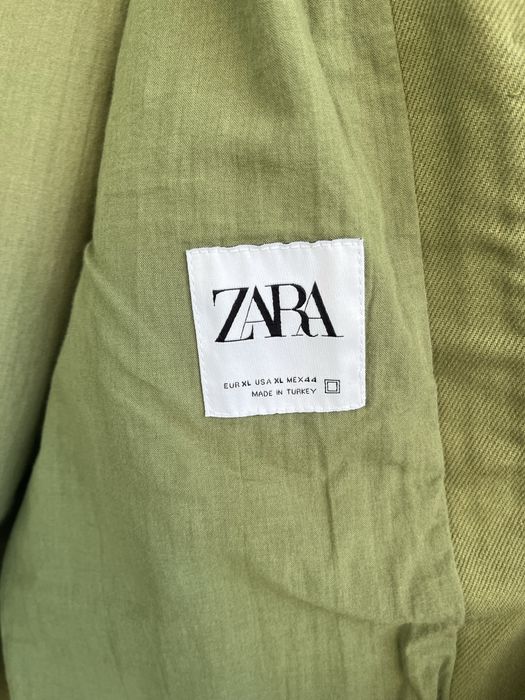 Casaco Primavera/Verão Zara Verde Caqui