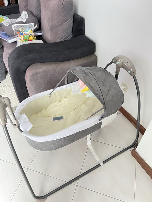 Berço balanço elétrico para bebe