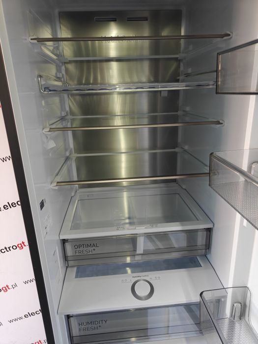 Lodówka Samsung satynowy beż szkło bespoke 203 cm wys. Wifi nowy model zobacz