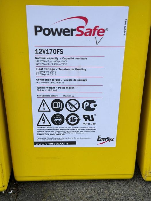 Батарея PowerSefe  12v170Ah