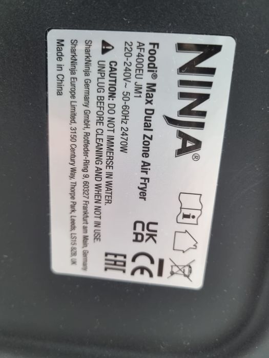 Ninja Foodi MAX dual zone frutkownica beztłuszczowa AF400EU
