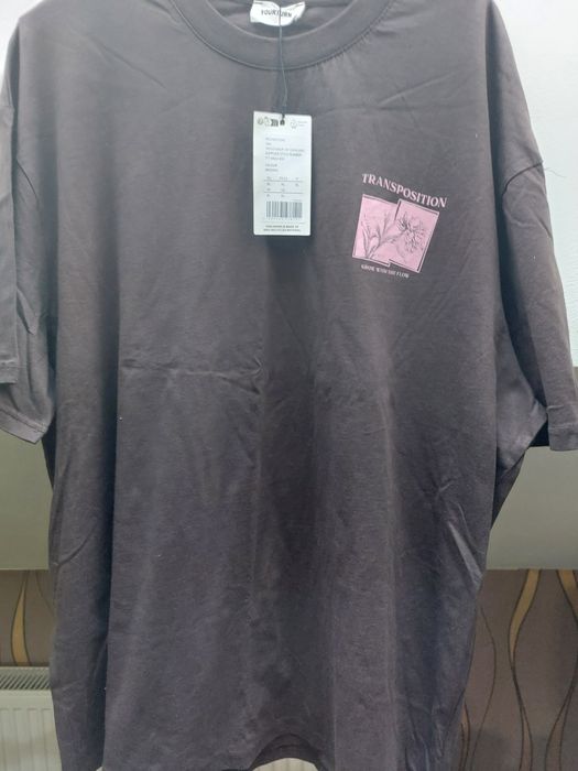 T -shirt  męski brązowy Xl