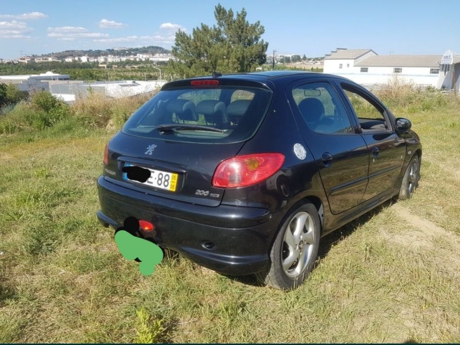 Peugeot 206 1.6hdi black e silver