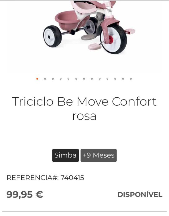 Vendo triciclo novo